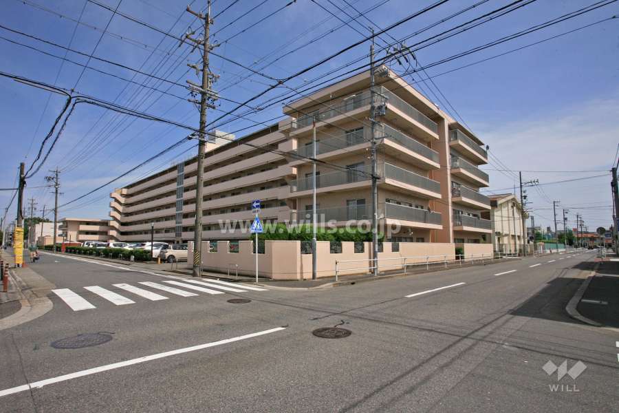 岩塚町スカイマンションの外観(北西側から)