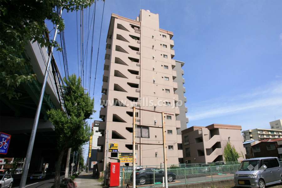 パレス中村の外観（北西側から）
