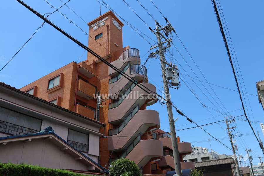 ライオンズマンション深川町の外観（北東側から）