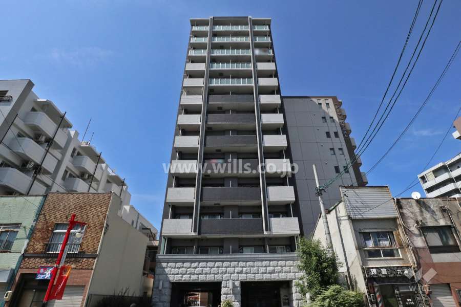 プレサンス名古屋STATIONディーヴァの外観(南側から)