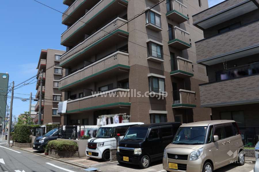 野村ステイツ長戸井町カーサヴェルデの外観（南東側から）