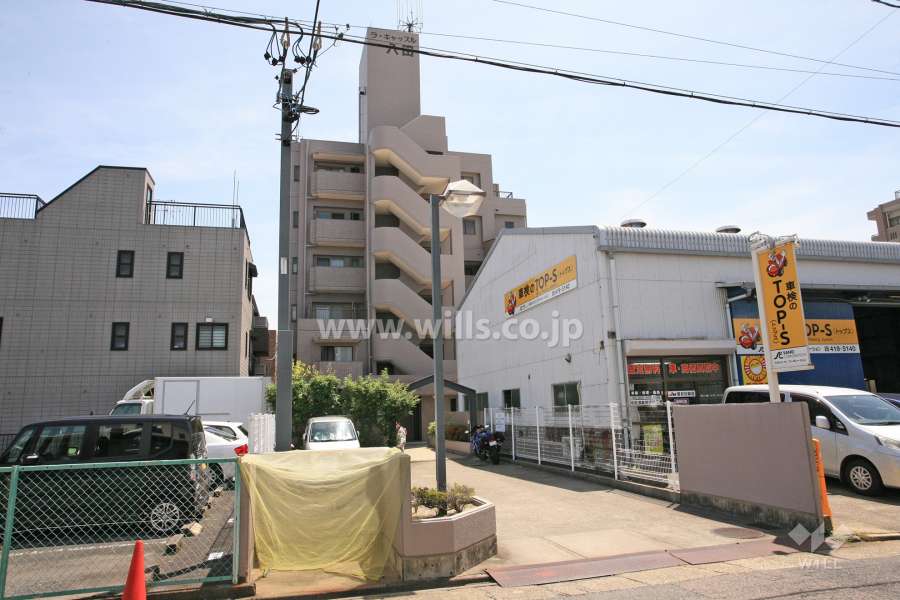 ラキャッスル八田の外観（北東側から）