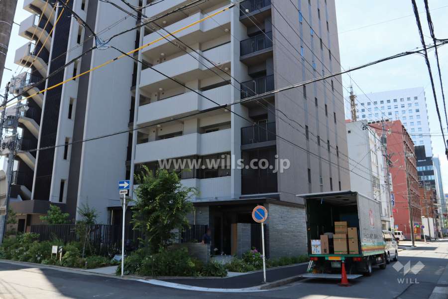 ライオンズ名古屋ステーションアクシスの外観（北西側から）