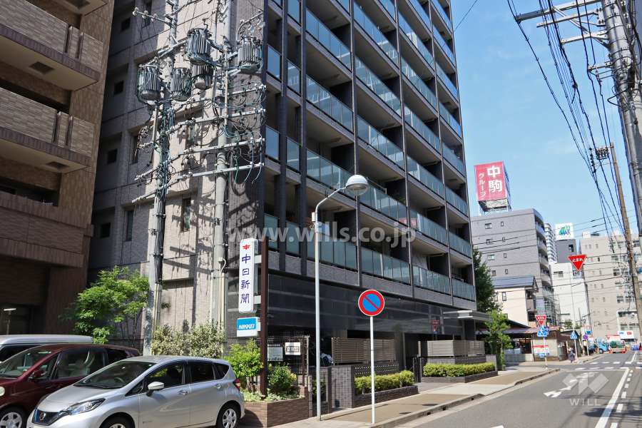 パークナード名古屋駅の外観（南東側から）