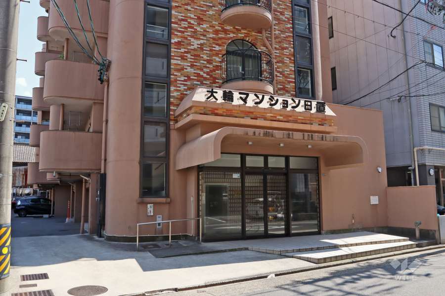 大輪マンション日置の外観（北側から）