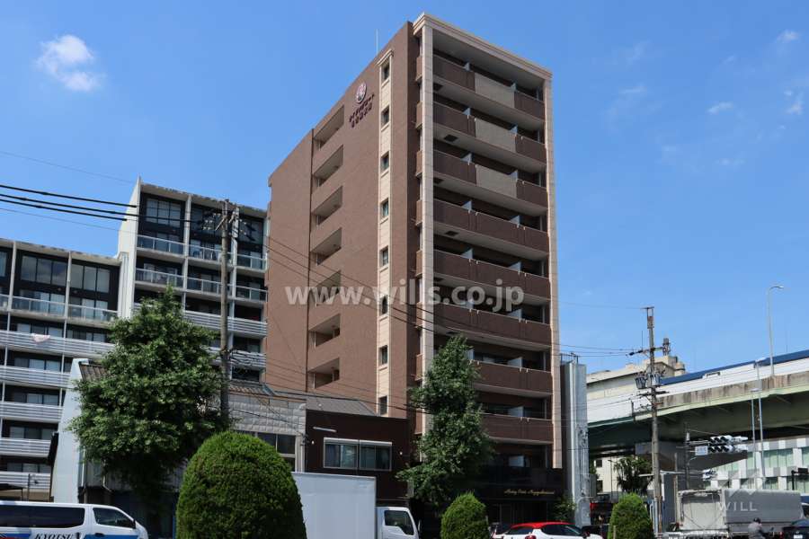 ライジングコート名古屋駅南の外観（南西側から）