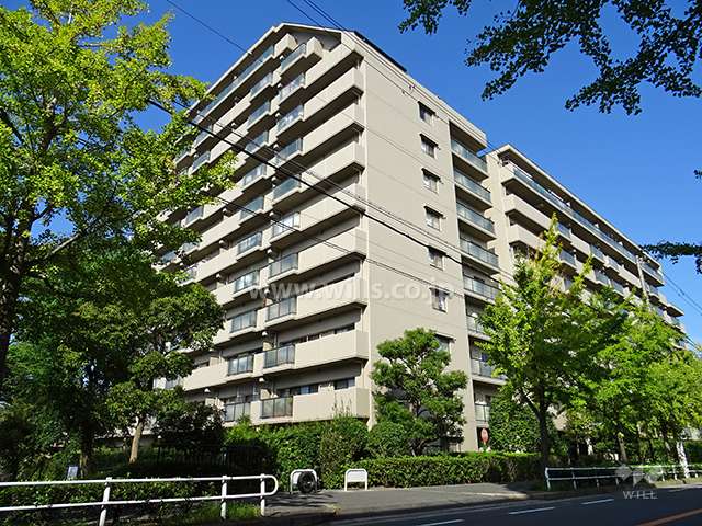 サンハイツ朝日が丘の外観（南東側から）