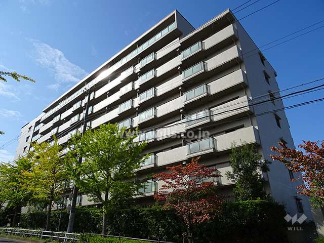 サンハイツ朝日が丘の外観（北東側から）