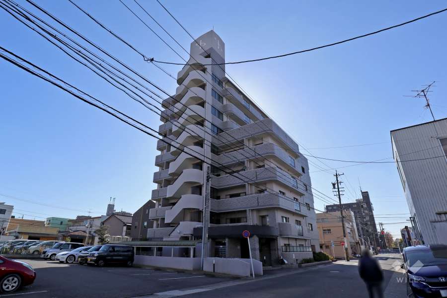 アメニティ野並2の外観（北西側から）
