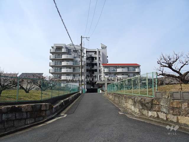 モンテベルデ豊津山手の遠景（東側から）