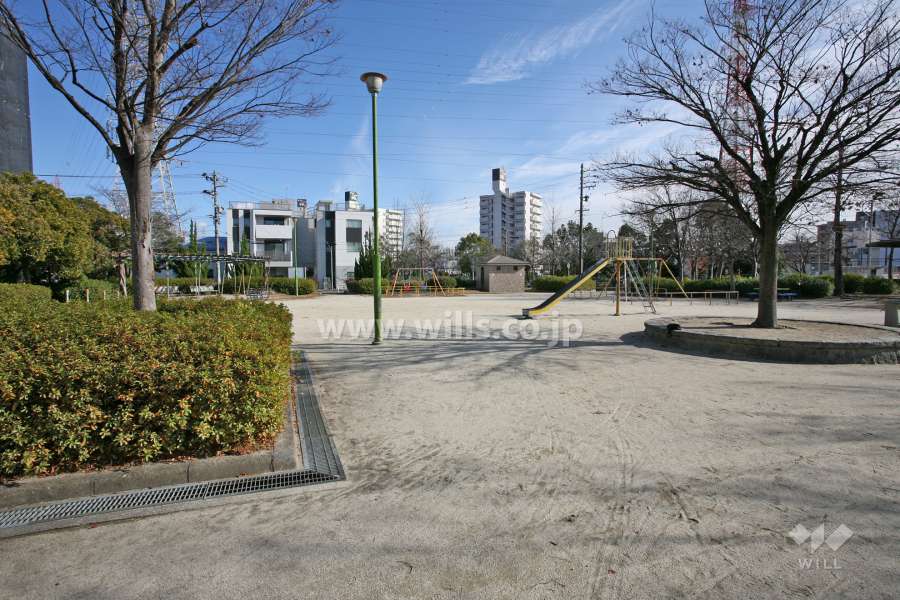敷地南側の公園