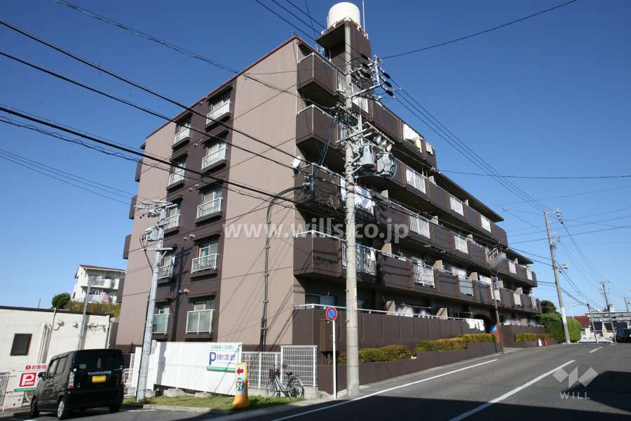 一ツ山ダイヤハイツの外観（南東側から）