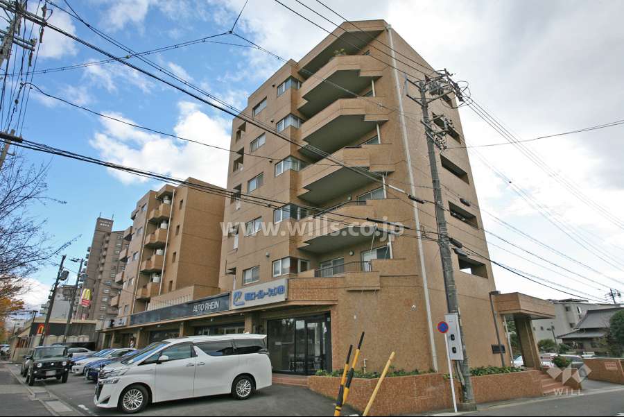 三旺マンション八事東の外観(北西側から)