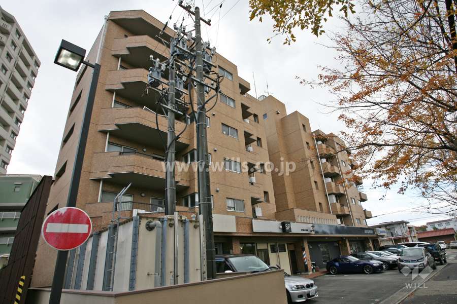 三旺マンション八事東の外観(北東側から)