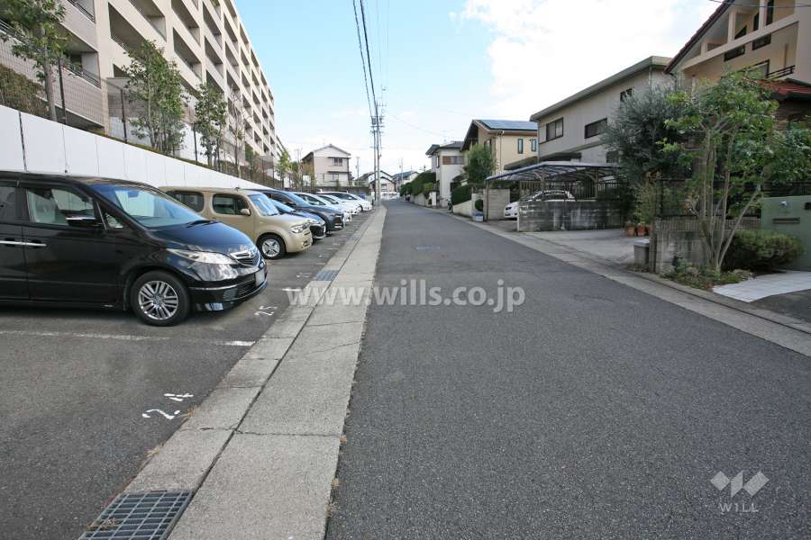 敷地南側の前面道路
