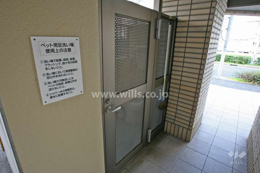 ペット足洗い場