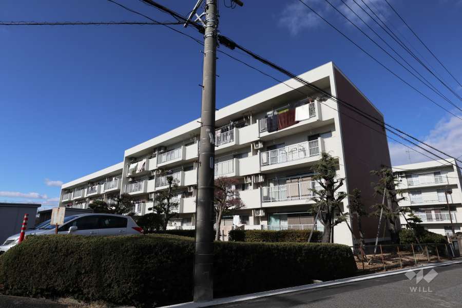 平針南住宅4号棟の外観（南東側から）