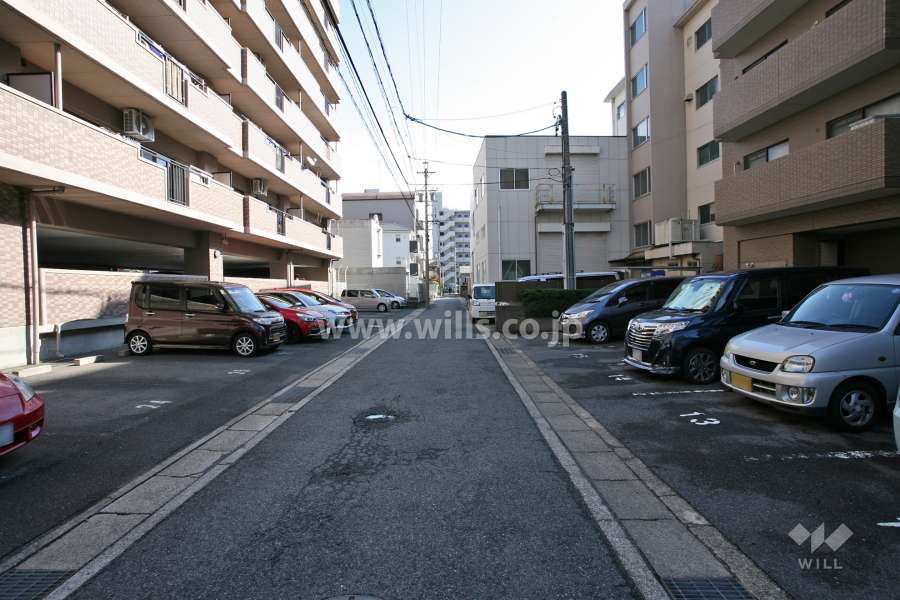 敷地南側の前面道路