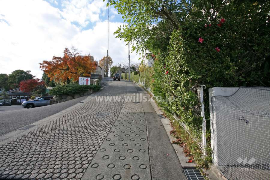 敷地南側の前面道路