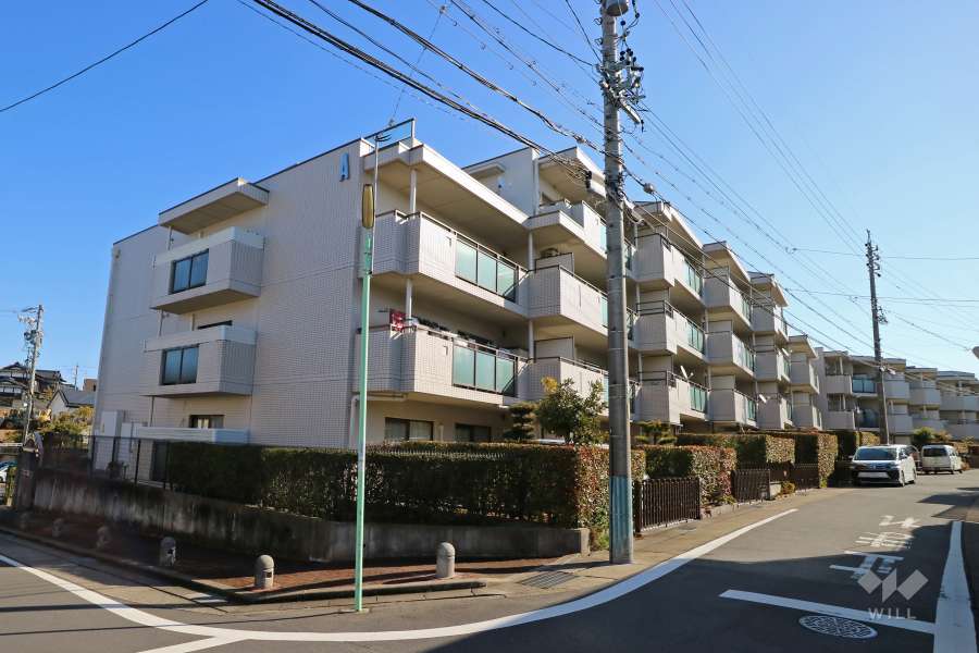 シティコーポしまだA棟の外観（南西側から）