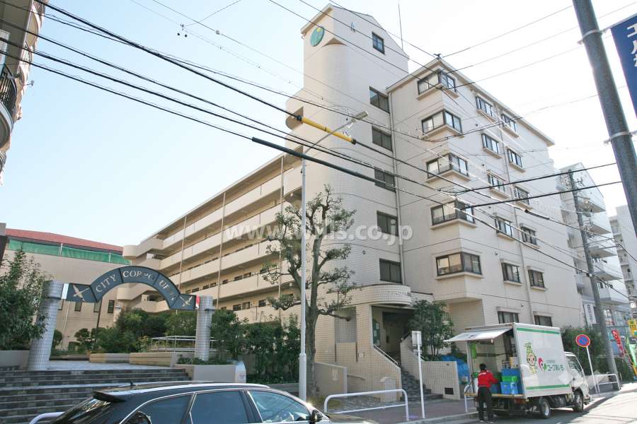 シティコーポ植田A棟の外観（北西側から）