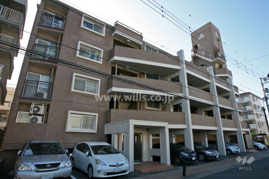 三旺マンション第6植田の外観(北東側から)