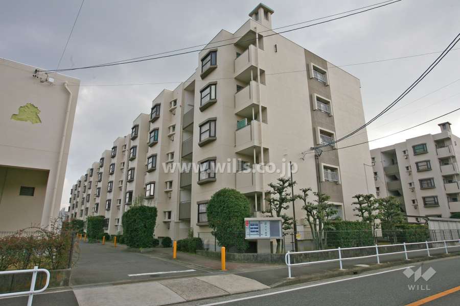 植田北住宅1号棟の外観(西側から)