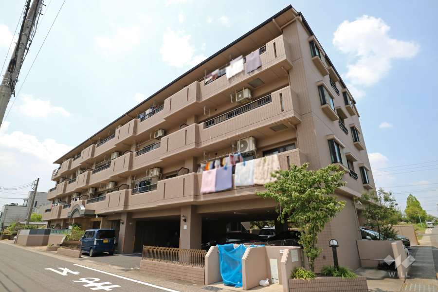 ユニーブル菅田パークの外観(東側から)