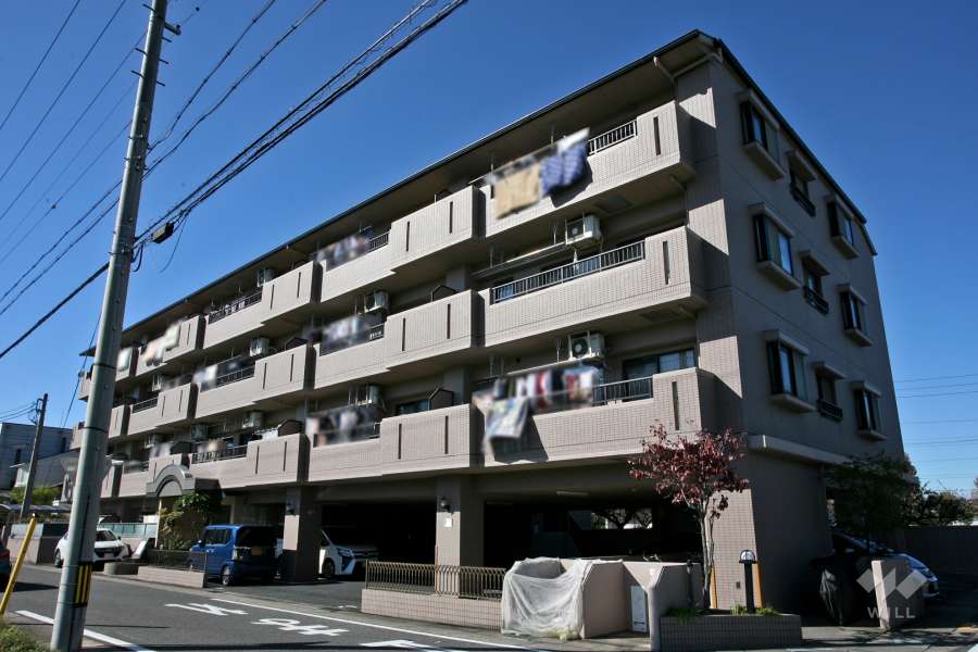 ユニーブル菅田パークの外観(東側から)
