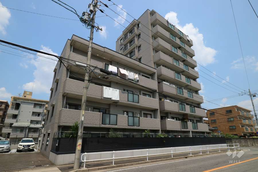藤和シティホームズ原の外観(南西側から)