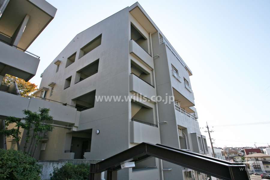 コーポラティブハウス青山舎1号棟の外観