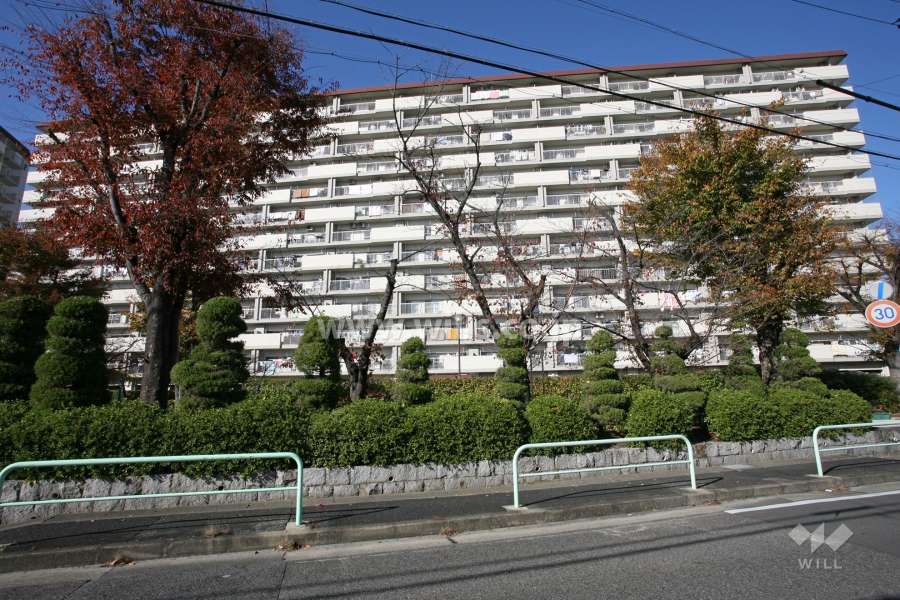 島田橋住宅3号棟の外観（南側から）
