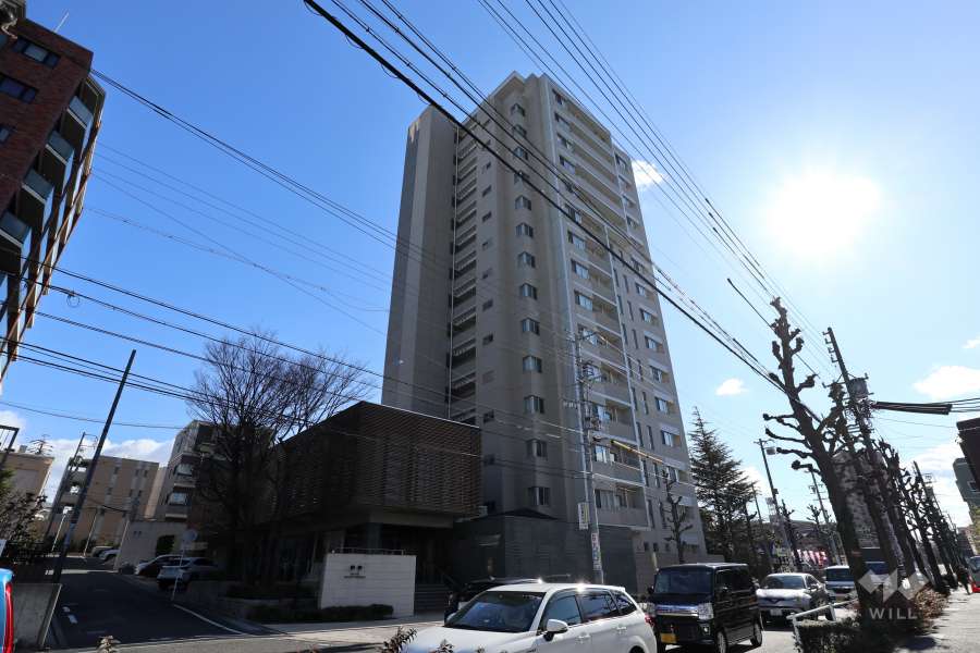 プラウド八事石坂の外観（北西側から）