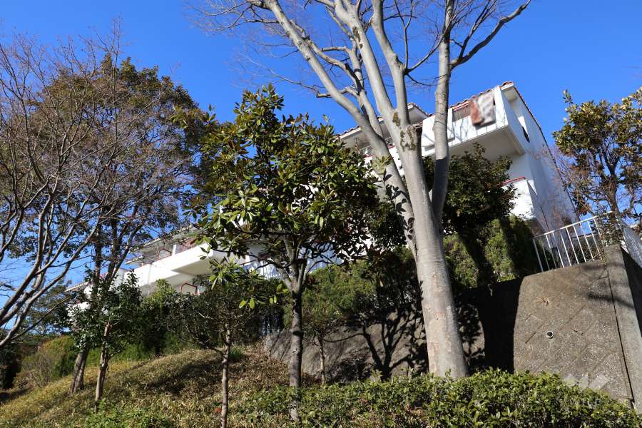 タウン上八事5号棟の外観（南東側から）