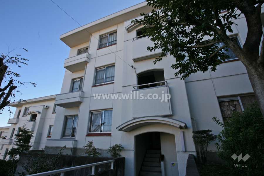 イトーピア表山ハイツ2号棟の外観（北側から）