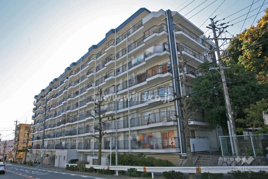 八事サンハイツの外観(北東側から)