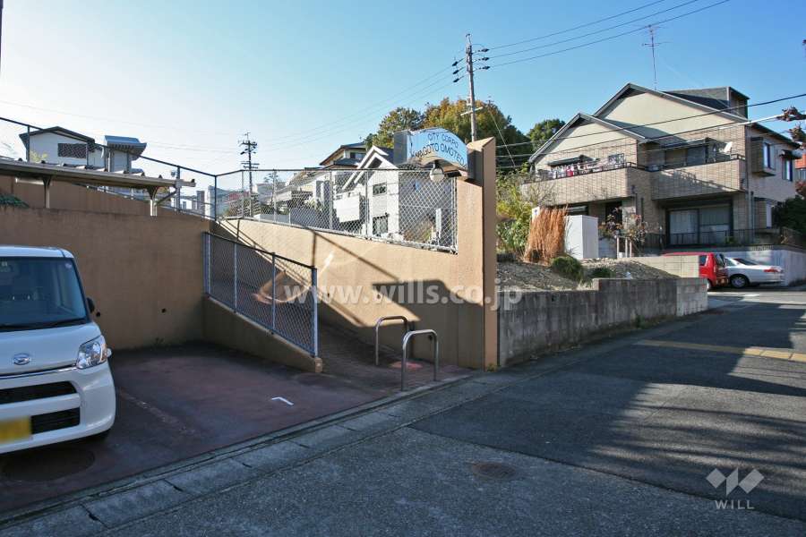駐輪場へのスロープ