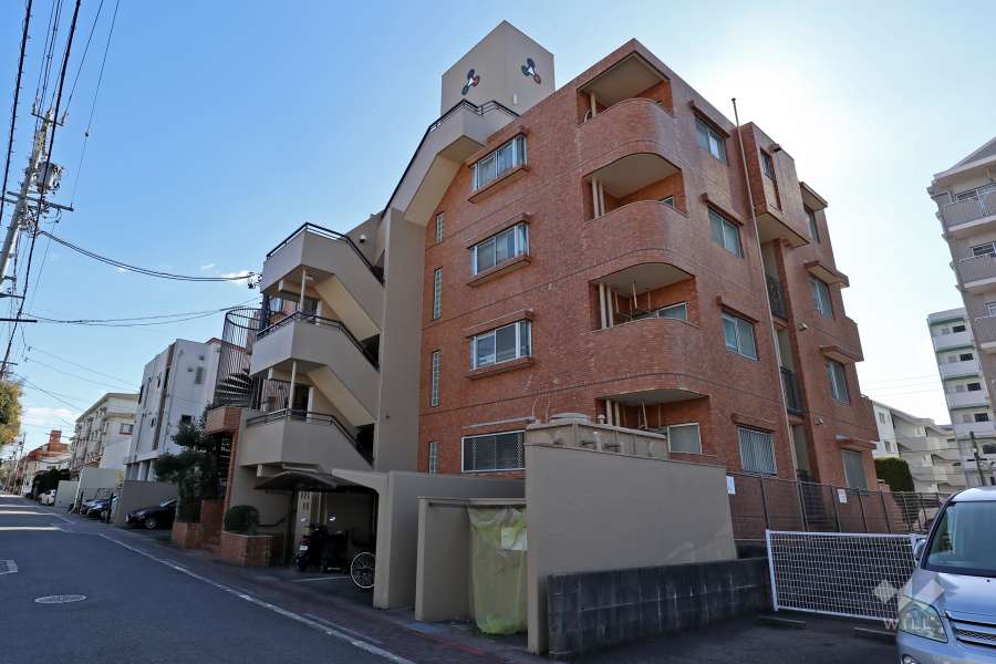 三旺マンション第7原の外観（北西側から）