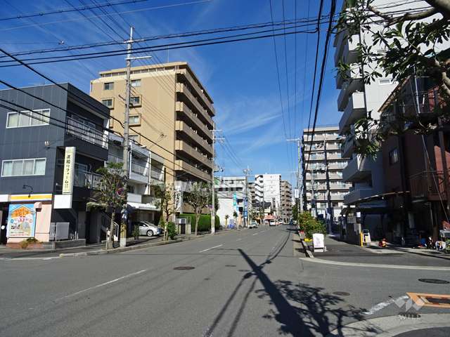 ネバーランドラルジュ江坂の遠景（南東側から）