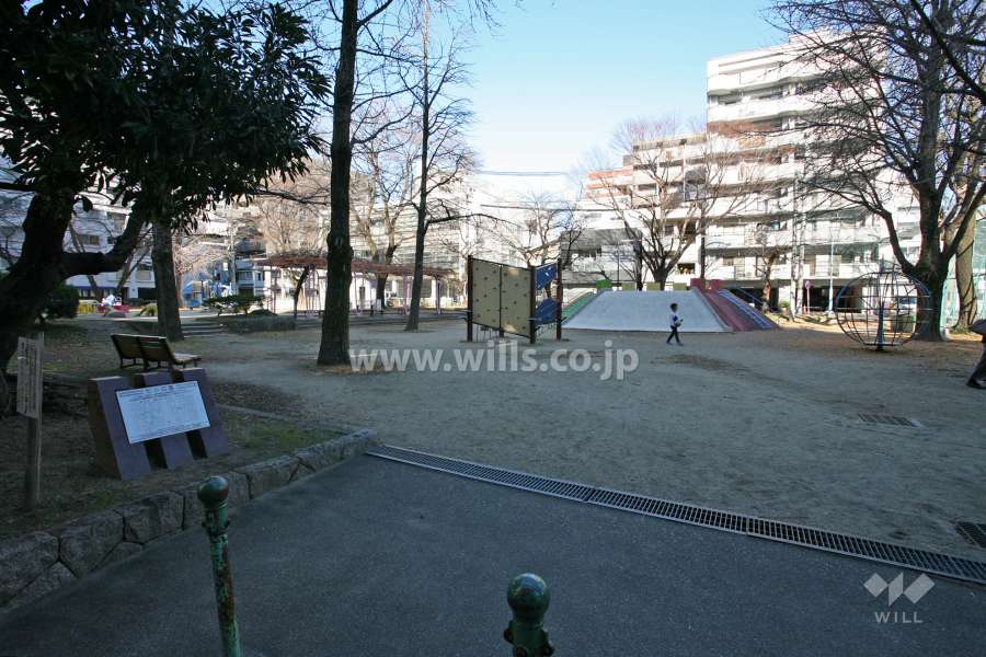 敷地に隣接する公園
