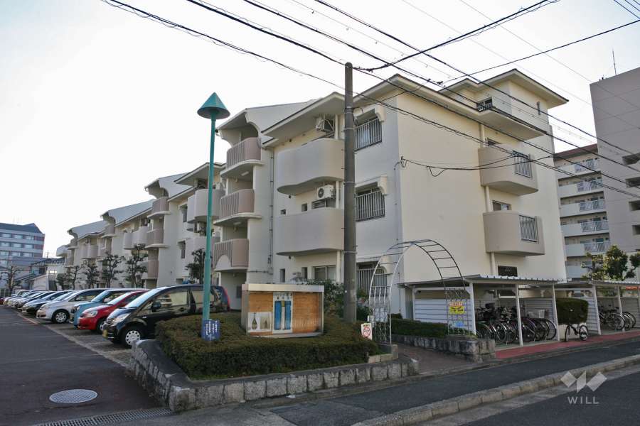 シティコーポ前浪1号棟の外観（北西側から）