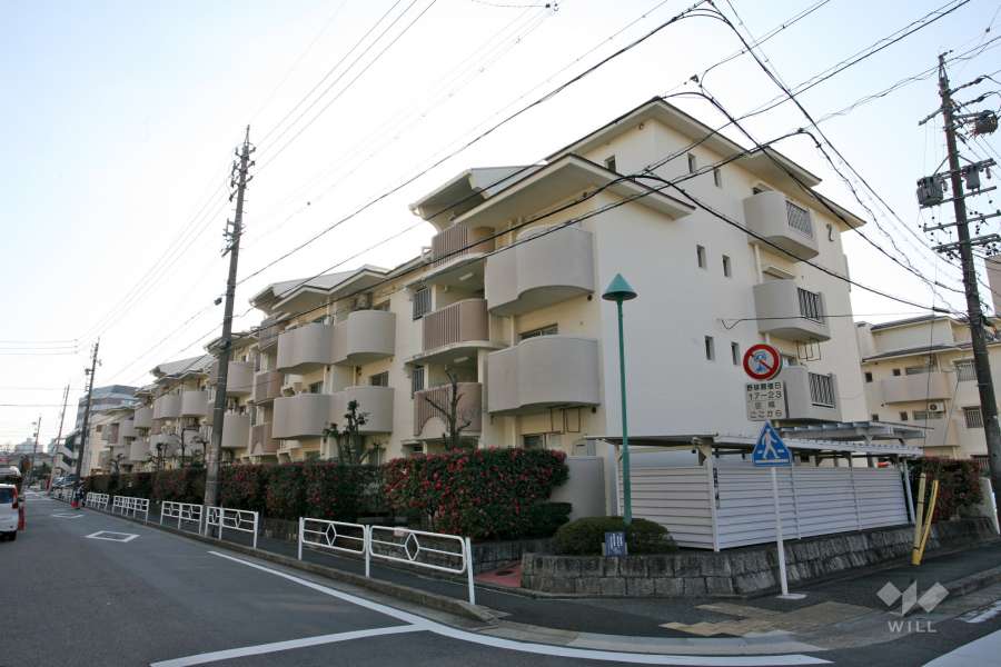 シティコーポ前浪2号棟の外観（北西側から）