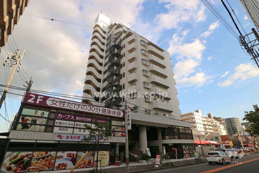 グランカーサ代官町の外観（北西側から）
