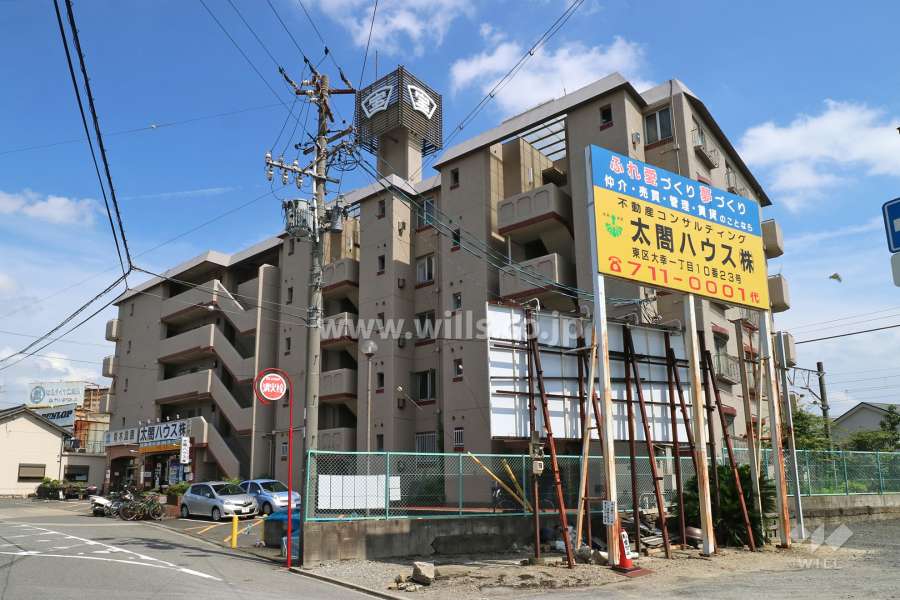 宝大幸ハイツの外観（南東側から）