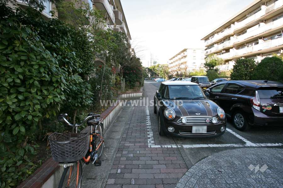 敷地北側の通路