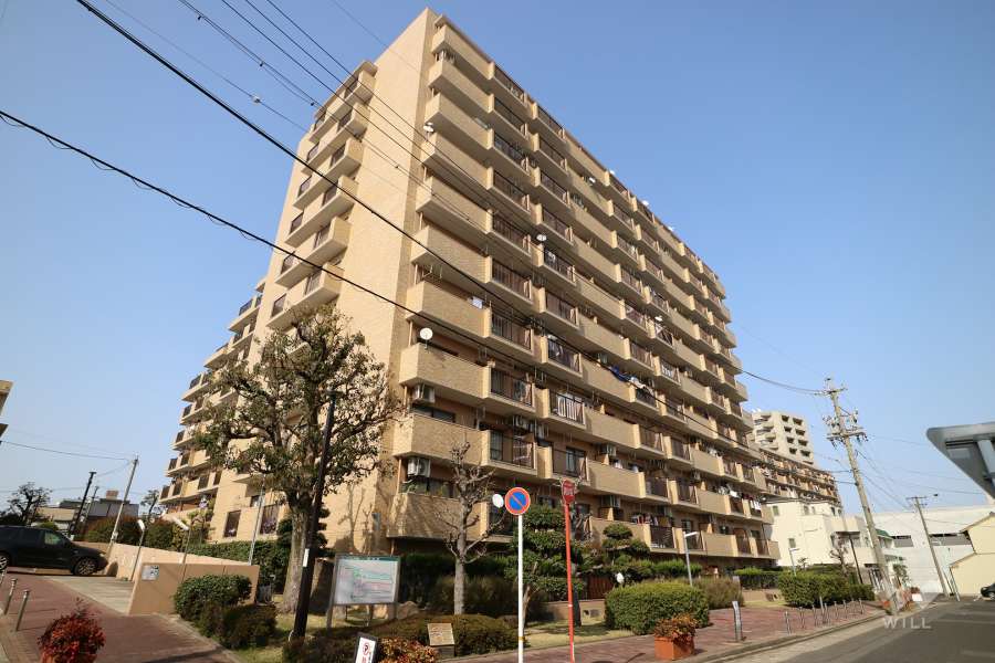 ダイアパレス東白壁B棟の外観（南西側から）