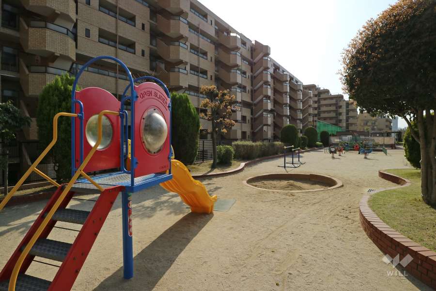敷地内にある広場