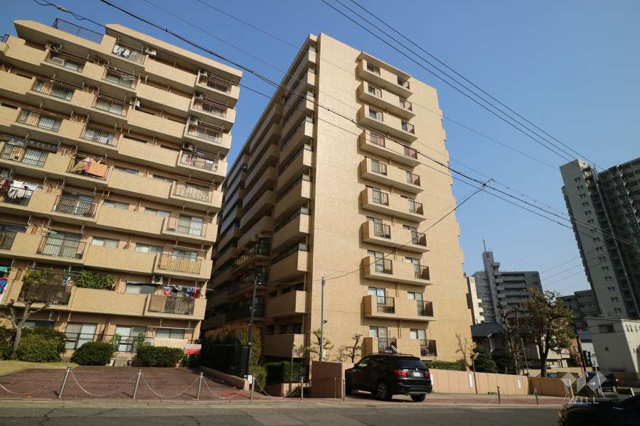 ダイアパレス東白壁B棟の外観（北西側から）