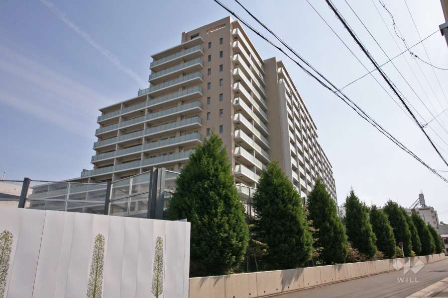 アリーナシティの外観（南西側から）