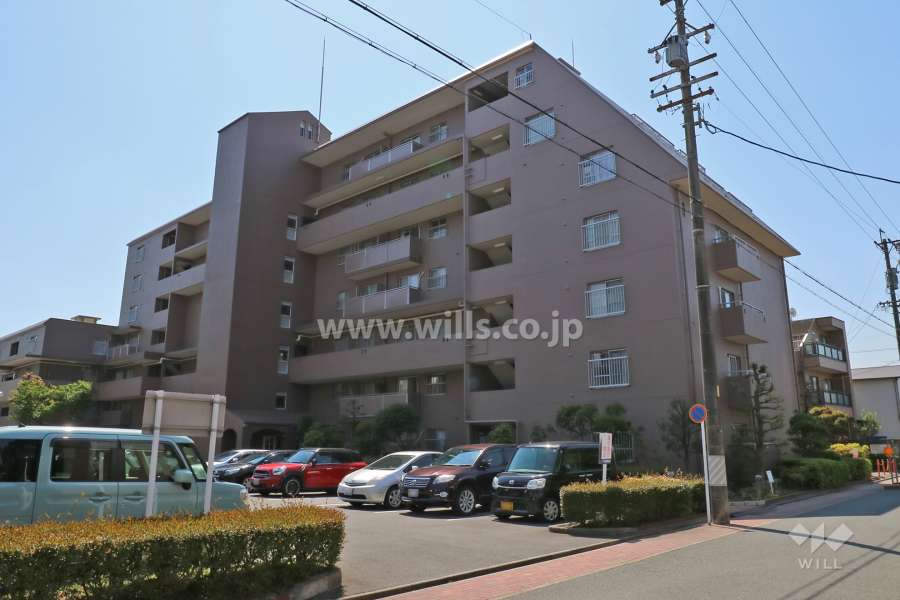 コープ野村新瑞橋1号棟の外観(北西側から)